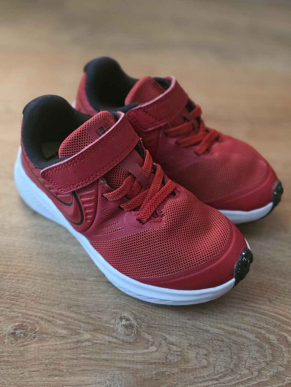 Nike Star Runner - Little Kids 11C Red Black